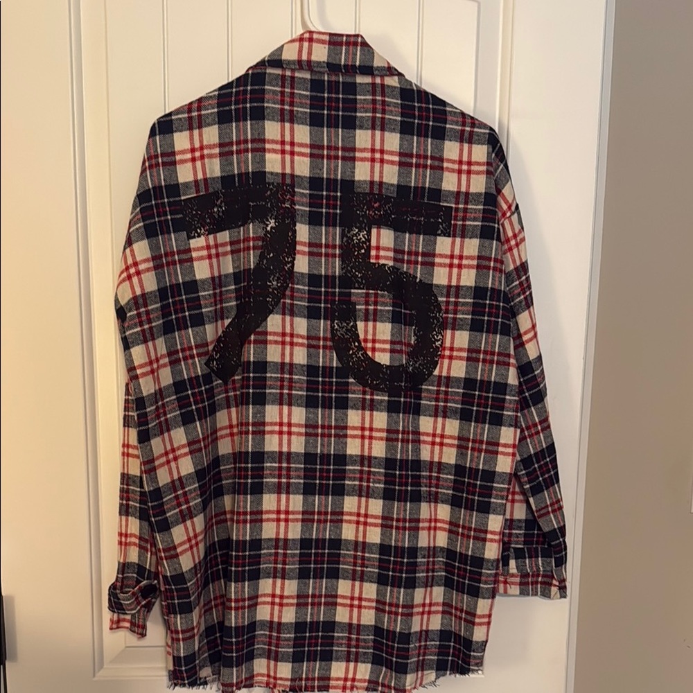 POL Plaid Button-Up Shirt never worn! Medium - Picture 3 of 3